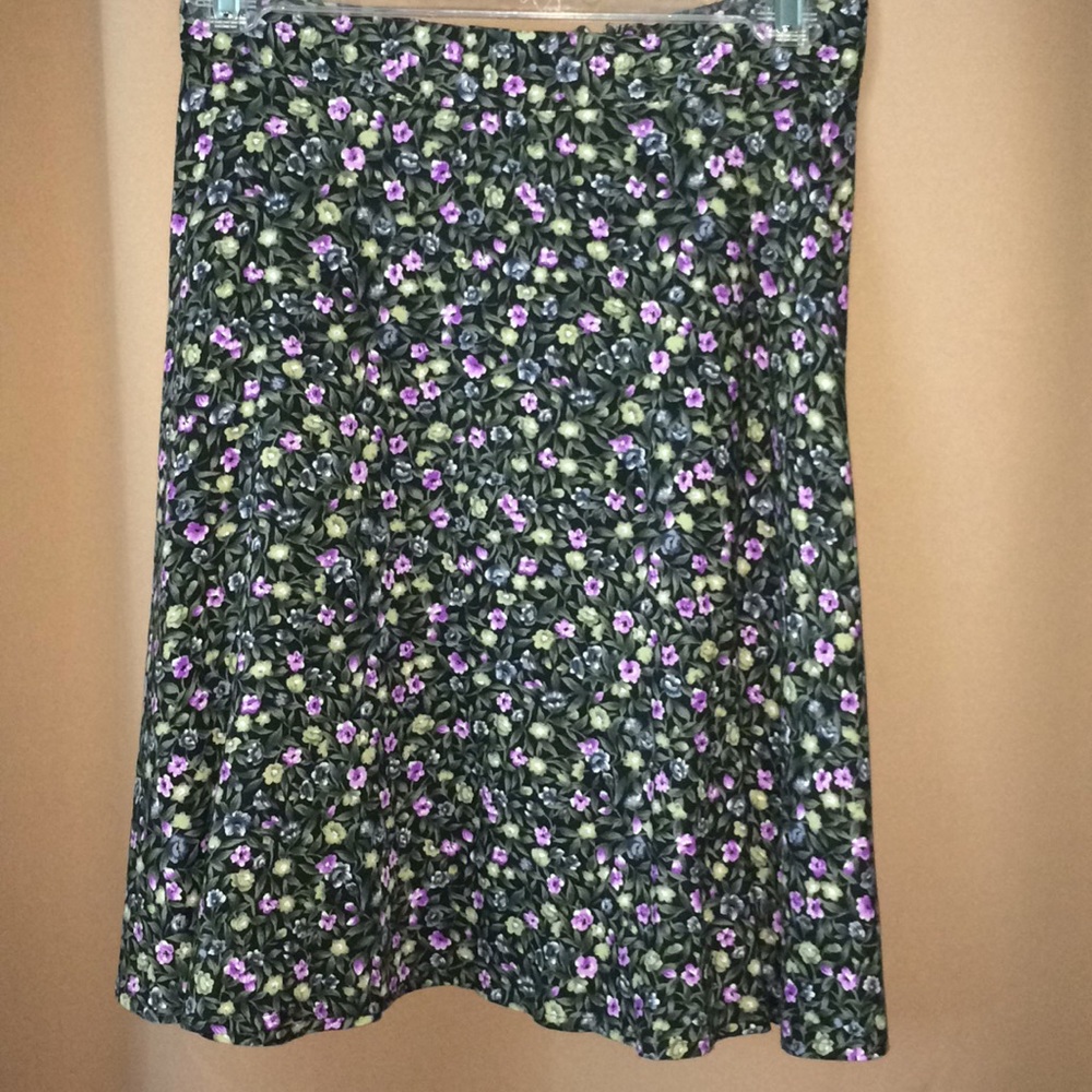 Lisa Jo Floral Print Skirt Junior 3/4